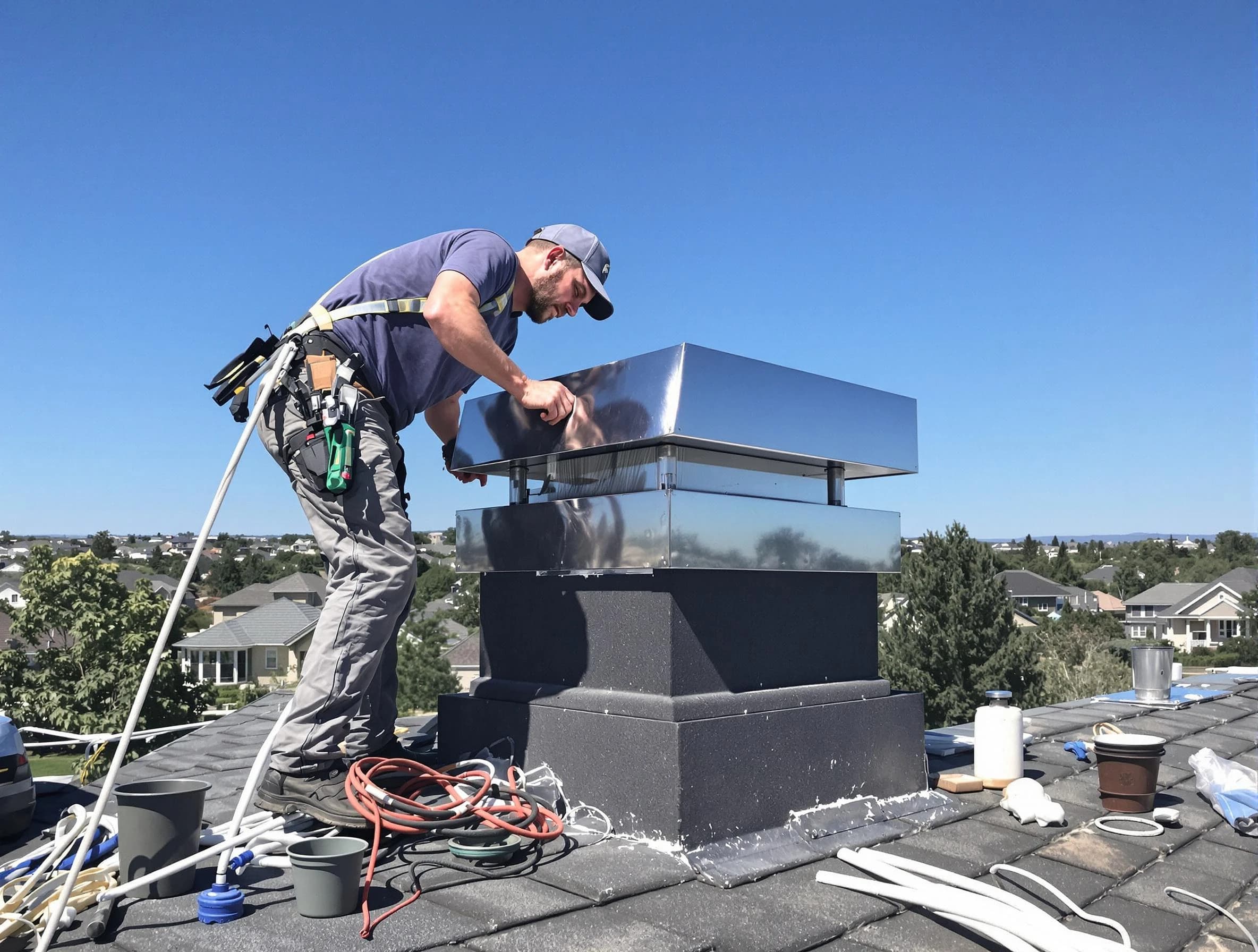 Chimney Cap Services service in Plum, PA